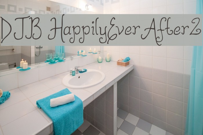 DJB HappilyEverAfter2 Fonte examples