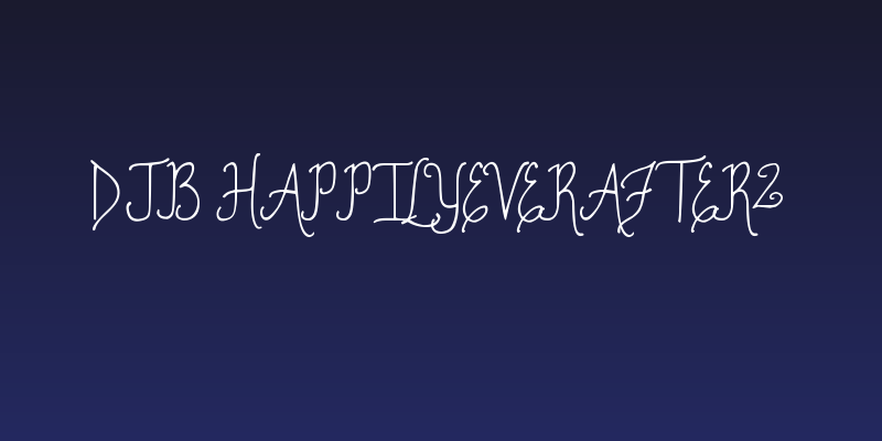 DJB HappilyEverAfter2 Social Header