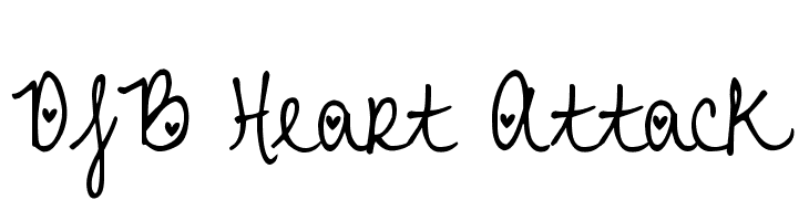 DJB Heart Attack  Descarca Fonturi Gratis