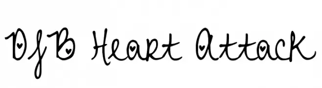 DJB Heart Attack  Fuentes Gratis Descargar
