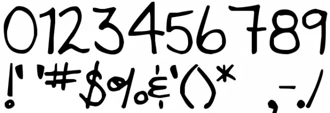 DJB Heart of Dixi Font OTHER CHARS