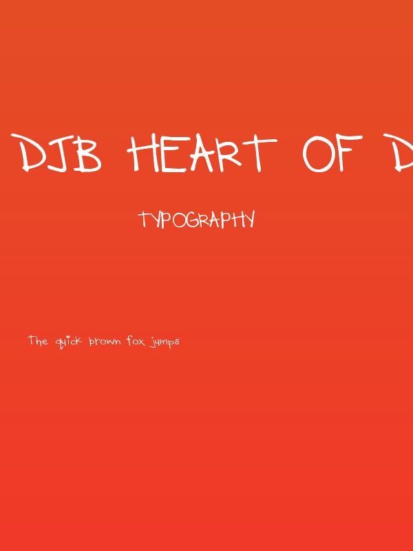 DJB Heart of Dixi Poster