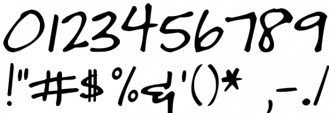 DJB HeatherG Font OTHER CHARS