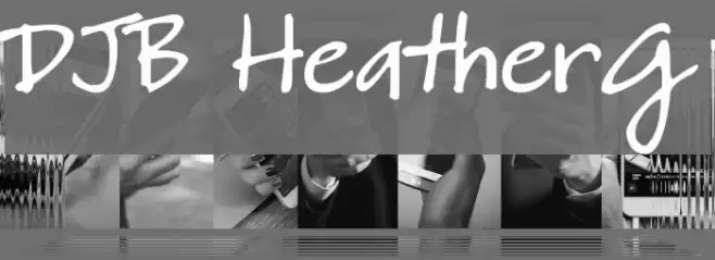 DJB HeatherG Font examples