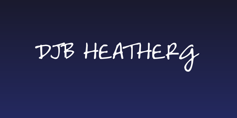 DJB HeatherG Social Header
