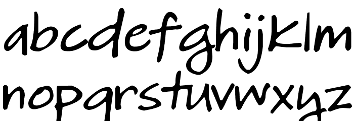 DJB HeatherG Font LOWERCASE