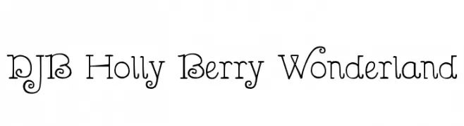 DJB Holly Berry Wonderland 