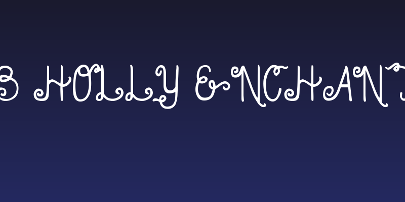 DJB Holly Enchanted Social Header