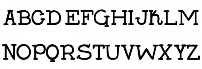 DJB Holly Serif Bold Fuentes MAYÚSCULAS
