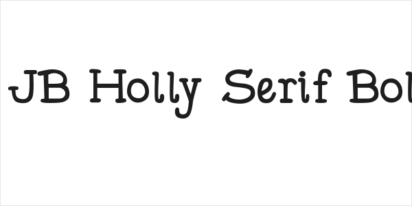 DJB Holly Serif Bold Logo