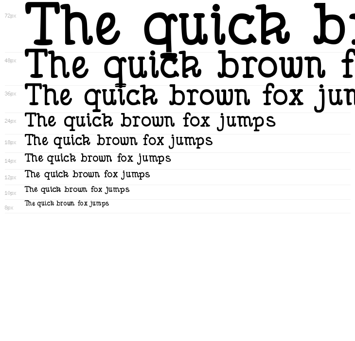 DJB Holly Serif Bold Waterfall