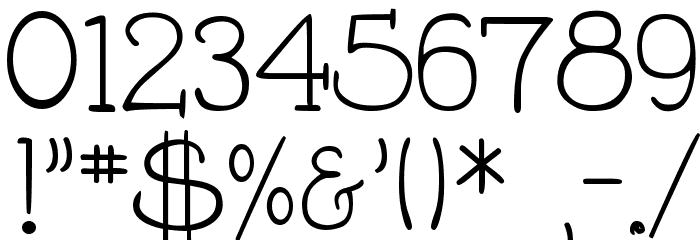DJB Holly Serif Font OTHER CHARS