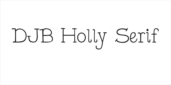 DJB Holly Serif Logo