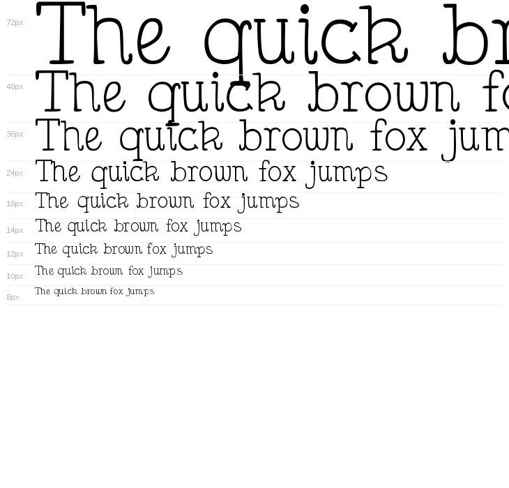 DJB Holly Serif Waterfall