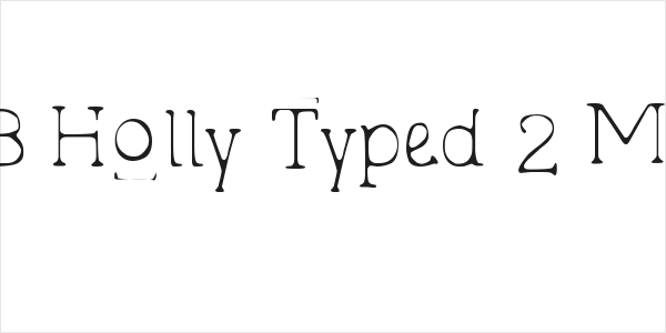 DJB Holly Typed 2 Much Logo