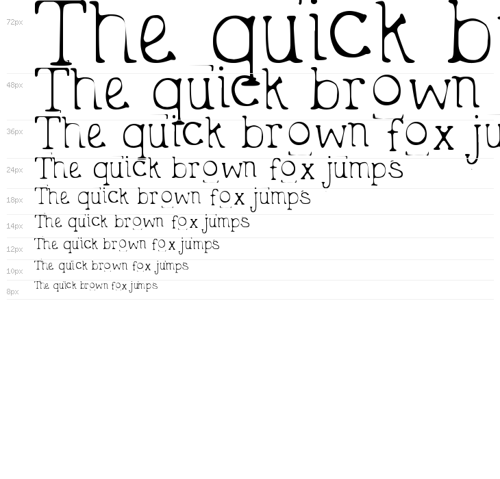 DJB Holly Typed 2 Much Waterfall