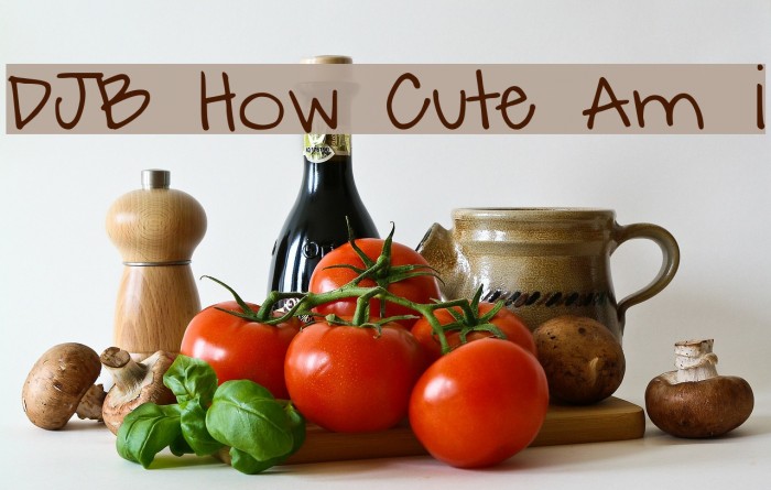 DJB How Cute Am I Example 3