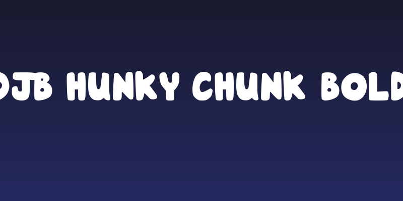 DJB Hunky Chunk Bold Social Header
