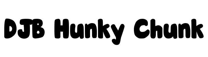 DJB Hunky Chunk  font caratteri gratis