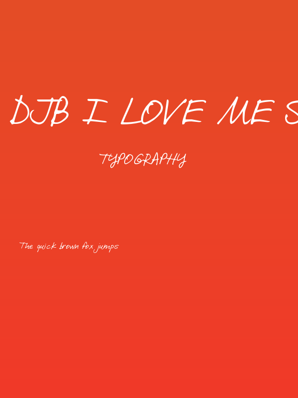 DJB I Love Me Some Brook Poster