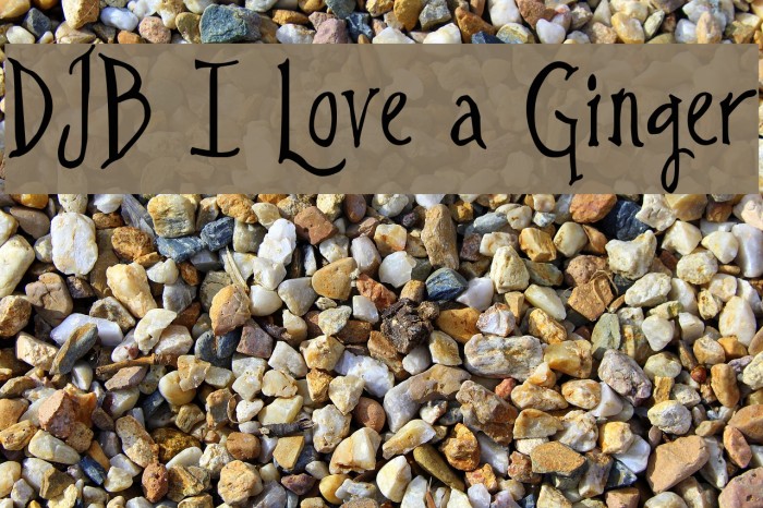 DJB I Love a Ginger Example 3