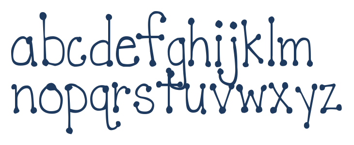 DJB It's Full of Dots Straight Lowercase