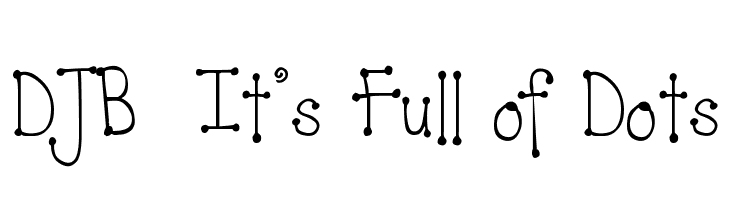 DJB  It's Full of Dots  Fuentes Gratis Descargar