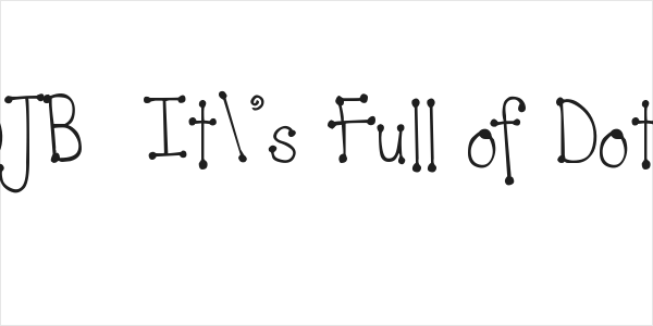 DJB  It's Full of Dots Logo