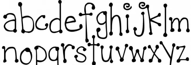 DJB  It's Full of Dots Caratteri MINUSCOLO