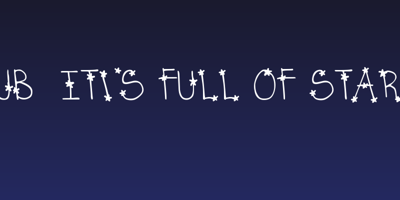 DJB  It's Full of Stars Social Header