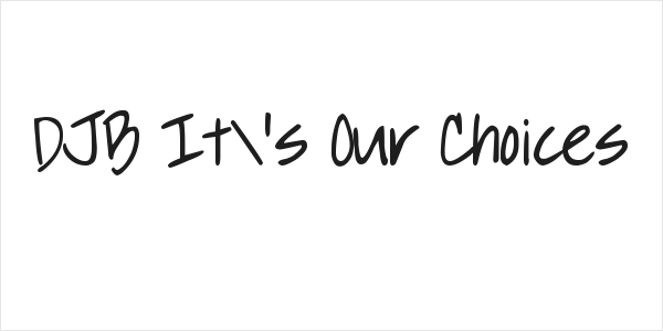 DJB It's Our Choices Logo