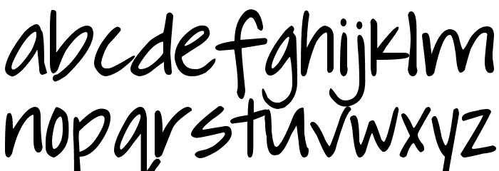 DJB It's Our Choices Font LOWERCASE