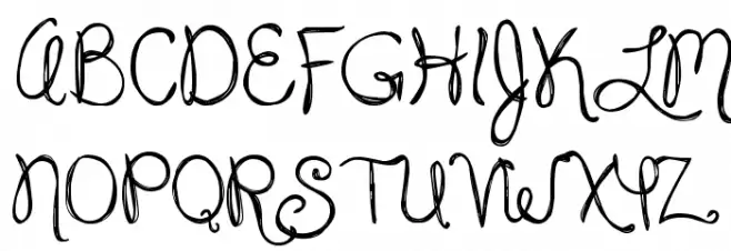 DJB Jacked Up Kinda Luv Schriftart Groß