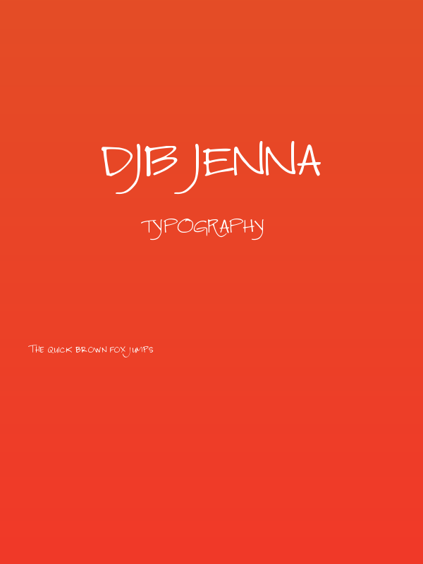 DJB Jenna Poster