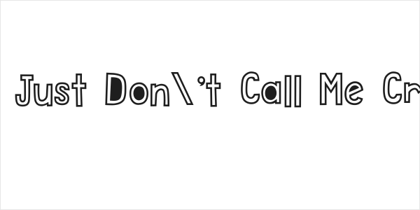 DJB Just Don't Call Me Crazy Logo