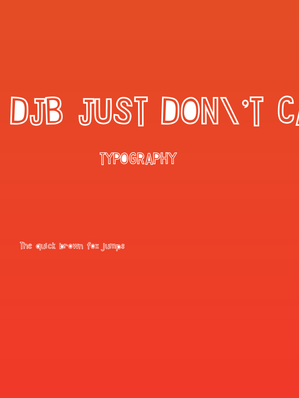 DJB Just Don't Call Me Crazy Poster