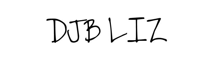 DJB LIZ Font