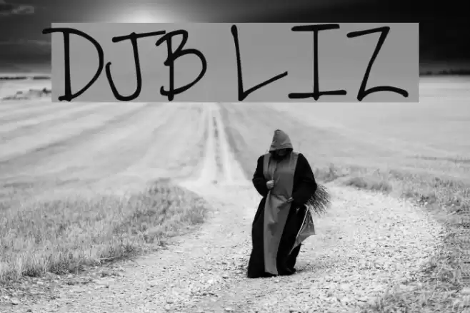 DJB LIZ Font examples