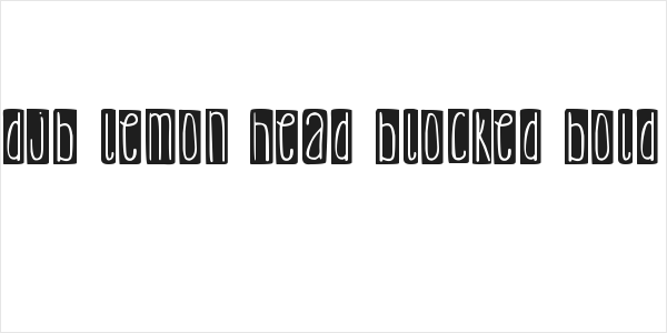 DJB Lemon Head Blocked Bold Logo