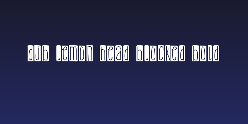 DJB Lemon Head Blocked Bold Social Header