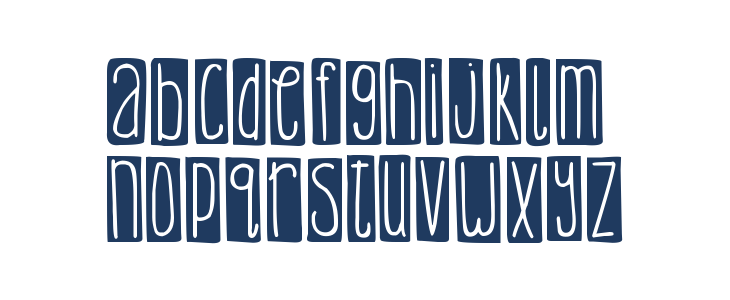 DJB Lemon Head Blocked Bold Lowercase