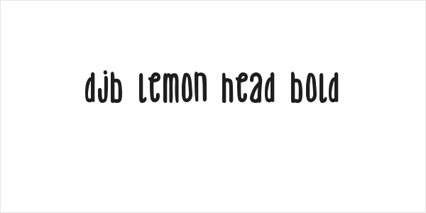 DJB Lemon Head Bold Logo