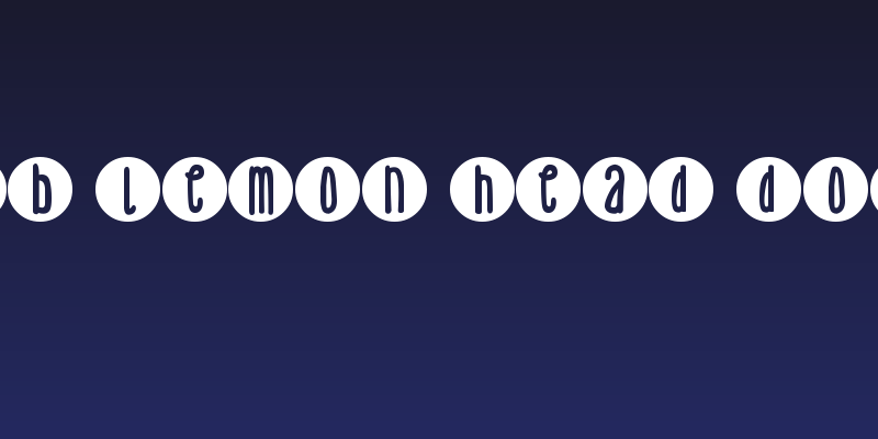 DJB Lemon Head Dots Social Header