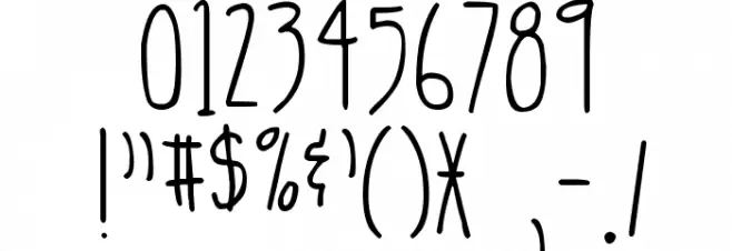 DJB Lemon Head Font OTHER CHARS