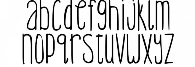 DJB Lemon Head Schriftart Groß