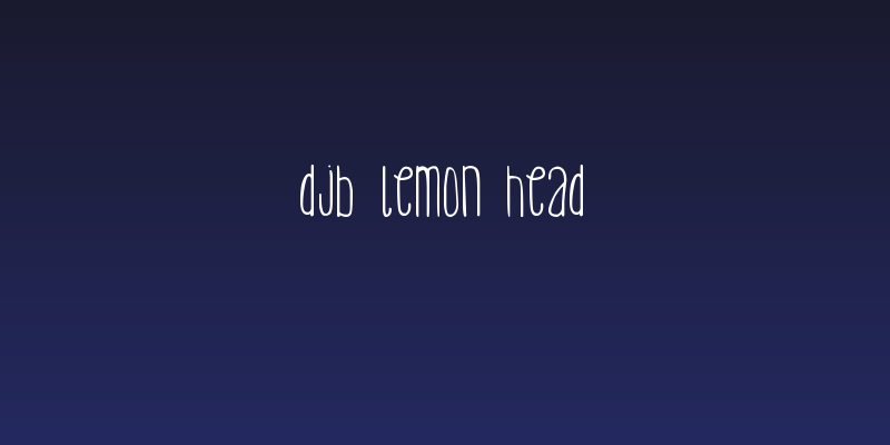 DJB Lemon Head Social Header
