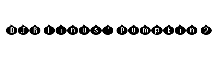 DJB Linus' Pumpkin 2 Font