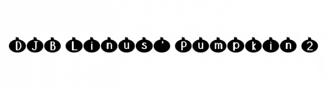 DJB Linus' Pumpkin 2  les polices de caractères gratuit tlcharger