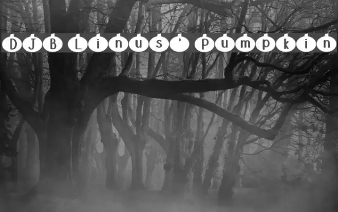 DJB Linus' Pumpkin Fonte examples