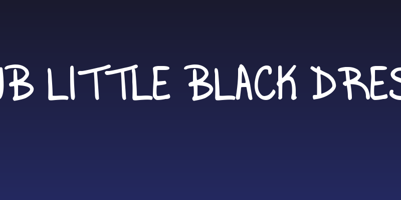 DJB Little Black Dress Social Header